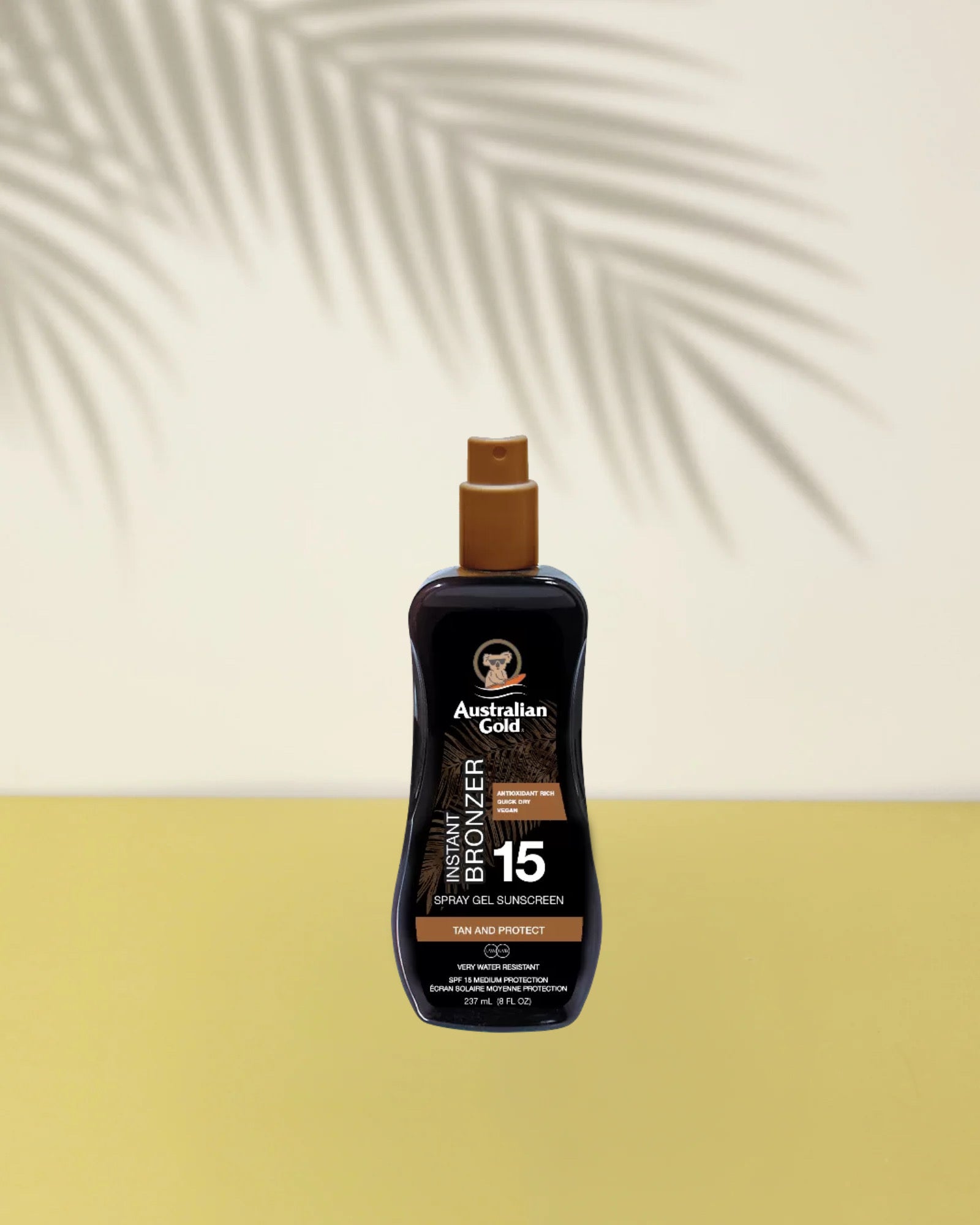 INSTANT BRONZER SPF 15 - SPRAY GEL WITH BRONZER