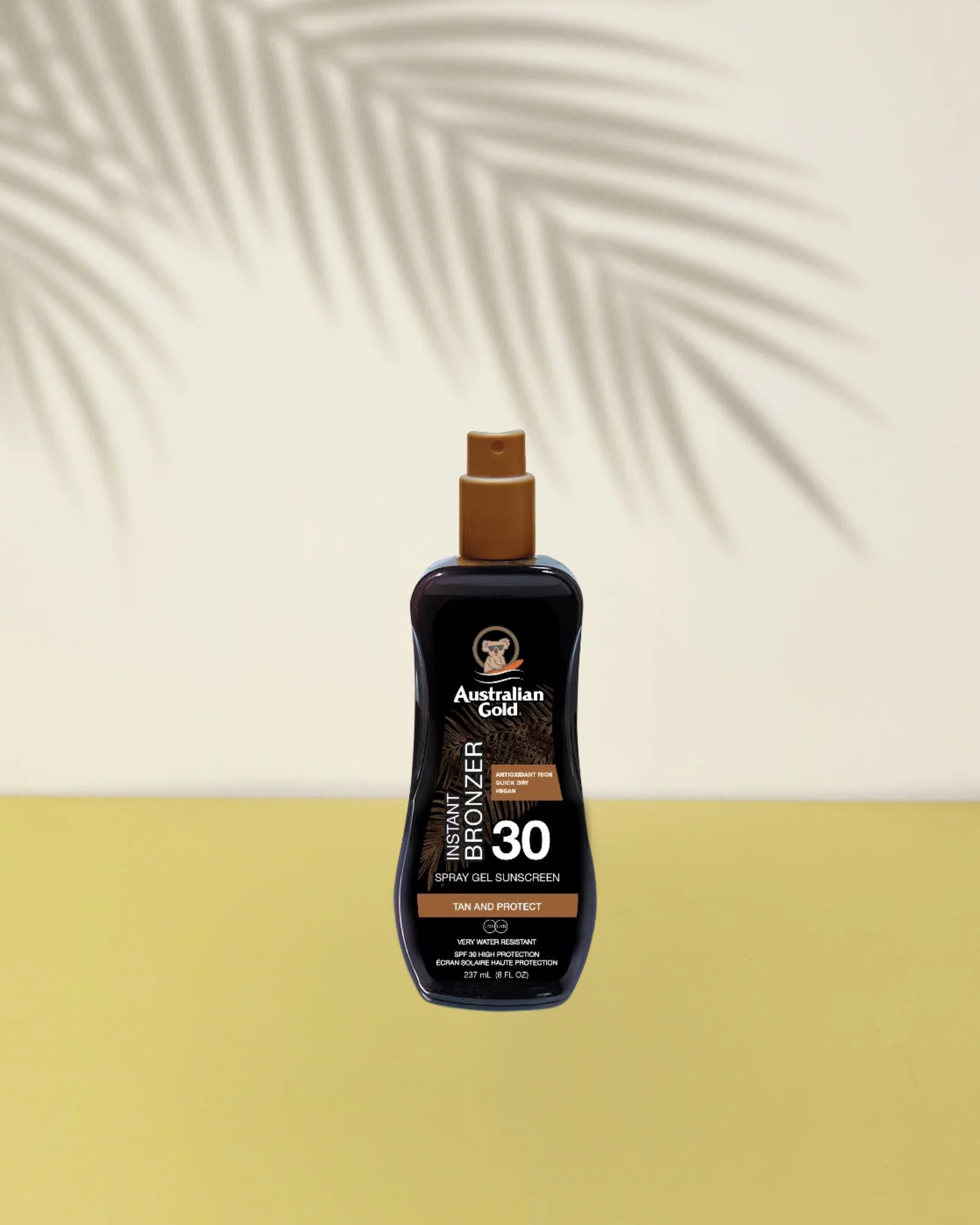 INSTANT BRONZER SPF 30 - SPRAY GEL WITH BRONZER