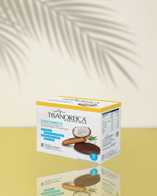 CIOCOMECH BISCOTTI AL COCCO E CIOCCOLATO FONDENTE